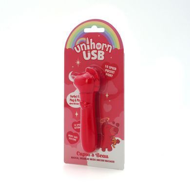 Вибратор-единорожка Unihorn USB Bullet - Cupid's Beau, вибропуля, USB зарядка SX2861 фото
