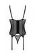 Корсет Passion MARINA CORSET, XXL/XXXL, black, з відкритими чашками SO9731 фото 4