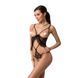 Боди монокини с открытой грудью Passion JUSTINA BODY XXL/XXXL, black EL15403 фото 1
