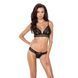 Комплект білизни Passion ERZA SET XXL/XXXL, black, ліф і трусики PS26012 фото 1