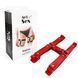 Гартеры на ногу из натуральной кожи Art of Sex - Kristina Leg Garters (2 шт), цвет Красный SO7011 фото 1