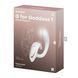 Вагинально-клиторальный вибратор Satisfyer G for Goddess 1 White, 2 мотора SX0576 фото 7