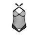 Сетчатый боди с халтером Passion Amanda Body L/XL, black SO5315 фото 3