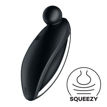 Вибратор для наружной стимуляции Satisfyer Spot On 2 Black, очень мощный, гибкий отросток SX0577 фото