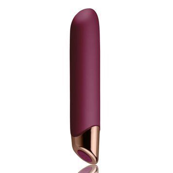 Мощный вибратор Rocks Off Chaiamo Burgundy, soft-touch силикон, до 3-х часов работы, водостойкий SO2400 фото