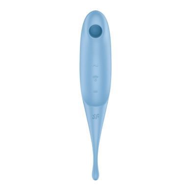 Вибратор для клитора с вакуумной стимуляцией Satisfyer Twirling Pro Blue SO7801 фото