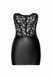 Платье Noir Handmade F300 Solace, XL, кружево, корсетный верх, шнуровка сзади, юбка мини под латекс SX0240 фото 6