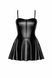 Платье Noir Handmade F308 Dreamer, 3XL, мини, под латекс, открытые плечи, юбка клеш, молния спереди SX0290 фото 5