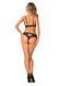Комплект білизни Obsessive Natilya 2-pcs set M/L, black, бюстгальтер, трусики SO7718 фото 4