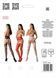 Эротические колготки-бодистокинг с плетением на бедрах Passion S030 One Size, red, цветочный узор SO8961 фото 5