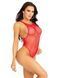 Боди-сетка Leg Avenue Net snap crotch tank bodysuit Red, One Size SX1708 фото 3