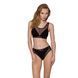 Топ з прозорою вставкою Passion PS002 TOP L, black SO4199 фото 3