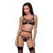 Стрінги зі стреп Passion Exclusive MEGGY THONG S/M, black PS27711 фото 1