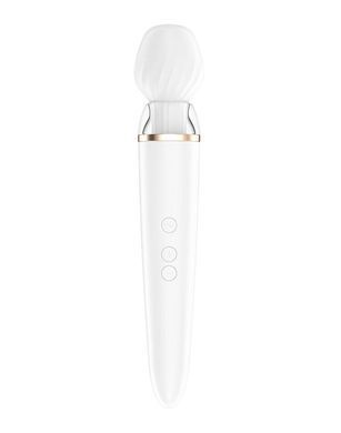Смарт вібромасажер зі змінною головкою Satisfyer Double Wand-er SO6135 фото
