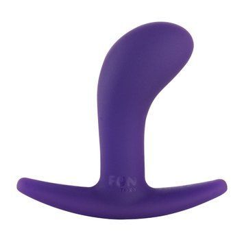 Анальна пробка Fun Factory BOOTIE, S, фіолетова, діаметр 2,8 см, тонкий обмежувач SX1002 фото