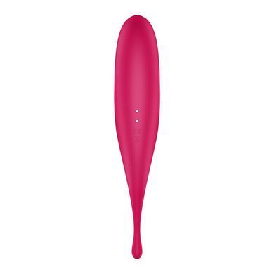 Вибратор для клитора с вакуумной стимуляцией Satisfyer Twirling Pro Red SO7802 фото