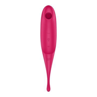 Вибратор для клитора с вакуумной стимуляцией Satisfyer Twirling Pro Red SO7802 фото