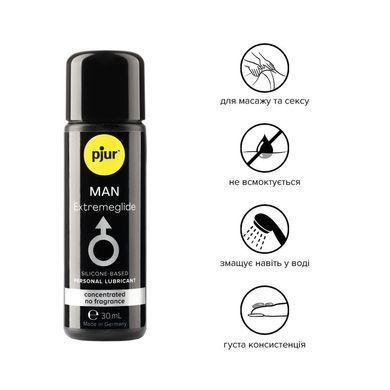 Густая силиконовая смазка pjur MAN Premium Extremeglide 30 мл с длительным эффектом, экономная PJ10630 фото