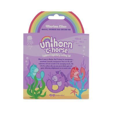 Вібратор-єдиноріжка Unihorn - C Horse - Marina Lilac, вагінально-кліторальна стимуляція SX2863 фото