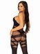 Бодистокинг Leg Avenue Illusion halter bodystocking One size Black, доступ SO8619 фото 2