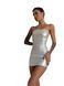 Мини-платье D&A, L, white, nylon-lycra открытые плечи с молнией на всю длину SX1242 фото 2