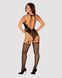 Бодистокинг Obsessive Bodystocking G324 S/M/L black, силуэтный рисунок SO7245 фото 4