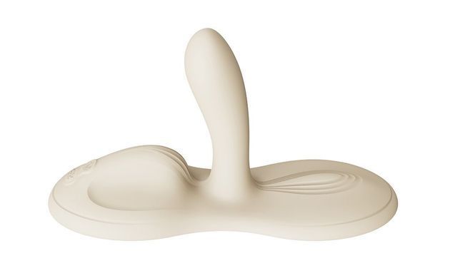 Sit-on-top смарт-вибратор Zalo &ndash; Flora Smart Vibrating Pad Ivory White, 9 моторов SX0718 фото