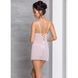 Сорочка с вырезами на груди, стринги Passion LOVELIA CHEMISE XXL/XXXL, white SO4764 фото 4