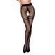 Колготки с открытым доступом, контрастная двойная резинка Passion TIOPEN 015 1/2 (20 den), black SO5827 фото 1