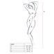 Бодистокинг Passion BS058 white, комбинезон, очень воздушный PBS058W фото 4