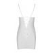Сорочка с вырезами на груди, стринги Passion LOVELIA CHEMISE XXL/XXXL, white SO4764 фото 6