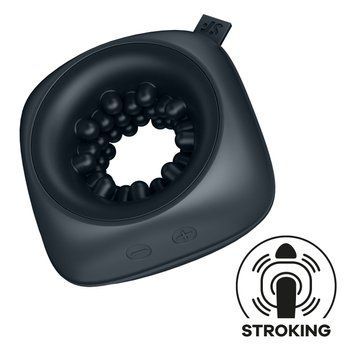 Мастурбатор Satisfyer Ring Stroker, 12 режимов вибрации, универсальный, компактный SX0565 фото