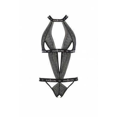 Полупрозрачное боди с вырезами Passion Exclusive Mirajane Body black S/M, black PS26405 фото
