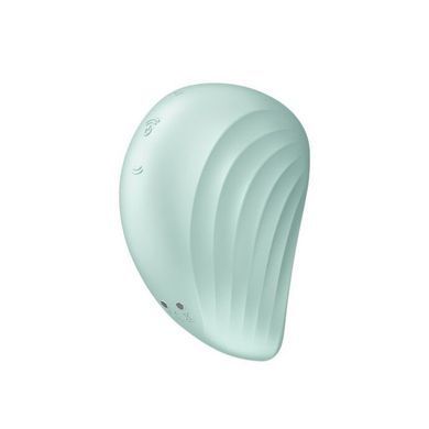 Вакуумный клиторальный стимулятор с вибрацией Satisfyer Pearl Diver Mint SO6077 фото