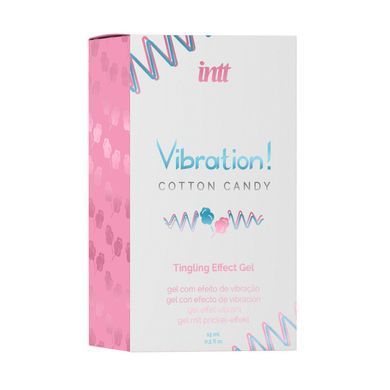 Жидкий вибратор Intt Vibration Cotton Candy (15 мл), густой гель, очень вкусный, действует до 30 мин SO9812 фото