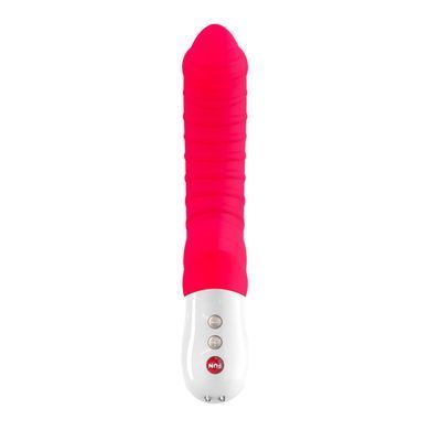 Вибратор для точки G Fun Factory TIGER india red, ребристый, подходит для анальной стимуляции SX0939 фото