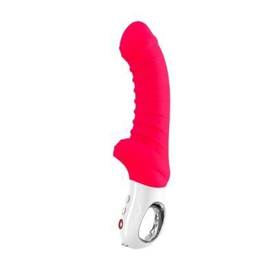 Вибратор для точки G Fun Factory TIGER india red, ребристый, подходит для анальной стимуляции SX0939 фото