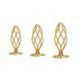 Анальна пробка LOCKINK SEVANDA Hollow Spiral Golden Metal Anal Plug - M size SX0883 фото 10