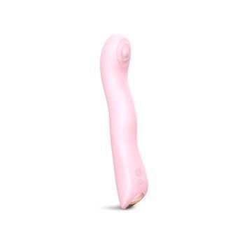 Вибратор Love To Love SWAP - BABY PINK, с пульсирующей жемчужиной для точки G, 3 мотора, гнется SO7386 фото