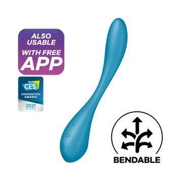 Универсальный смарт-вибратор Satisfyer G-Spot Flex 5+ Petrol SO7804 фото