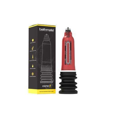 Гидропомпа Bathmate Hydro 7 Red, для члена длиной от 12,5 до 18 см, диаметр до 5 см BM-30-BR фото