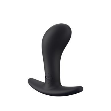 Анальная пробка Fun Factory BOOTIE M, черная, диаметр 3,3 см, тонкий ограничитель SX1004 фото