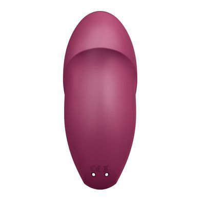 Вибростимулятор-пульсатор Satisfyer Tap & Climax 1 Red, эффект постукивания пальцем, 2 мотора SX0566 фото