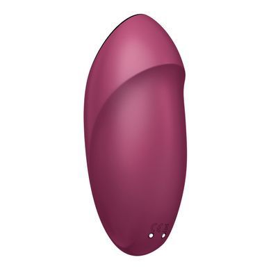 Вибростимулятор-пульсатор Satisfyer Tap & Climax 1 Red, эффект постукивания пальцем, 2 мотора SX0566 фото