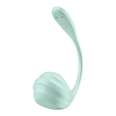 Смарт-виброяйцо Satisfyer Smooth Petal Connect App Mint SX0666 фото