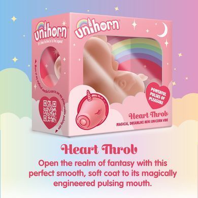 Вібратор-єдиноріжка Unihorn - Heart Throb, з пульсацією SX2865 фото