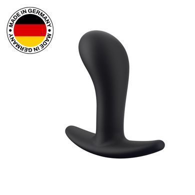 Анальная пробка Fun Factory BOOTIE M, черная, диаметр 3,3 см, тонкий ограничитель SX1004 фото