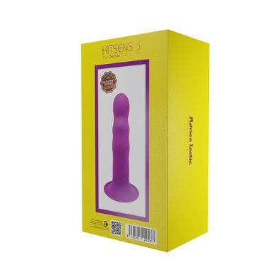Дилдо с присоской Adrien Lastic Hitsens 3 Purple, отлично для страпона, диам. 4,1см, длина 18,2см AD24023 фото