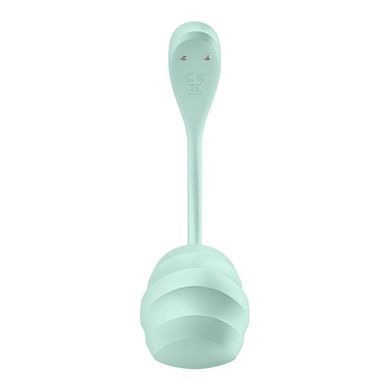 Смарт-виброяйцо Satisfyer Smooth Petal Connect App Mint SX0666 фото
