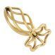 Анальная пробка LOCKINK SEVANDA Hollow Spiral Golden Metal Anal Plug - L size SX0884 фото 5
